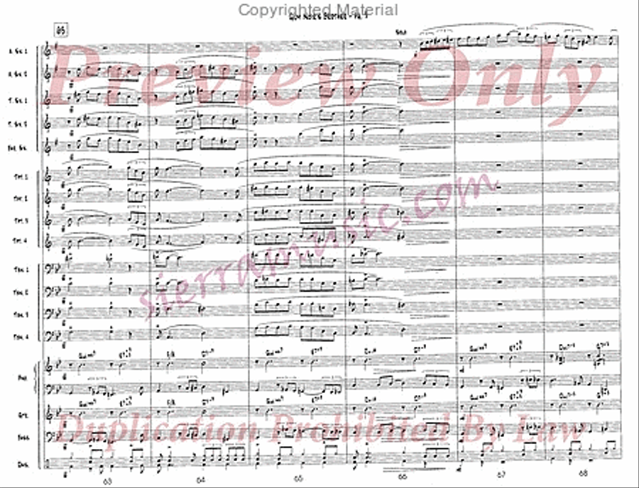 Guy Noir's Brother Guy Noir's Brother Jazz Ensemble scores gallery preview page 10