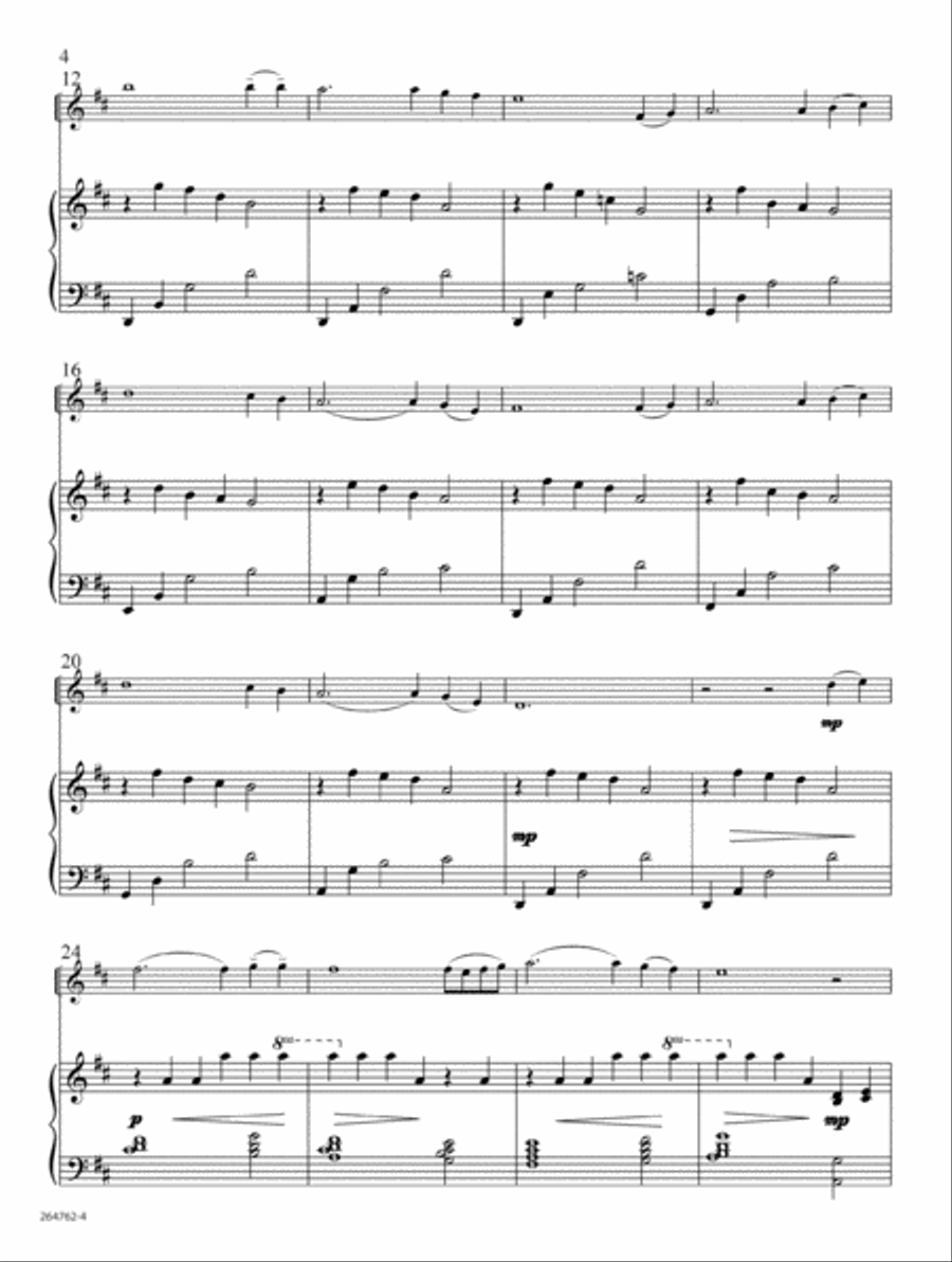 More Love to Thee Violin Solo scores gallery preview page 3