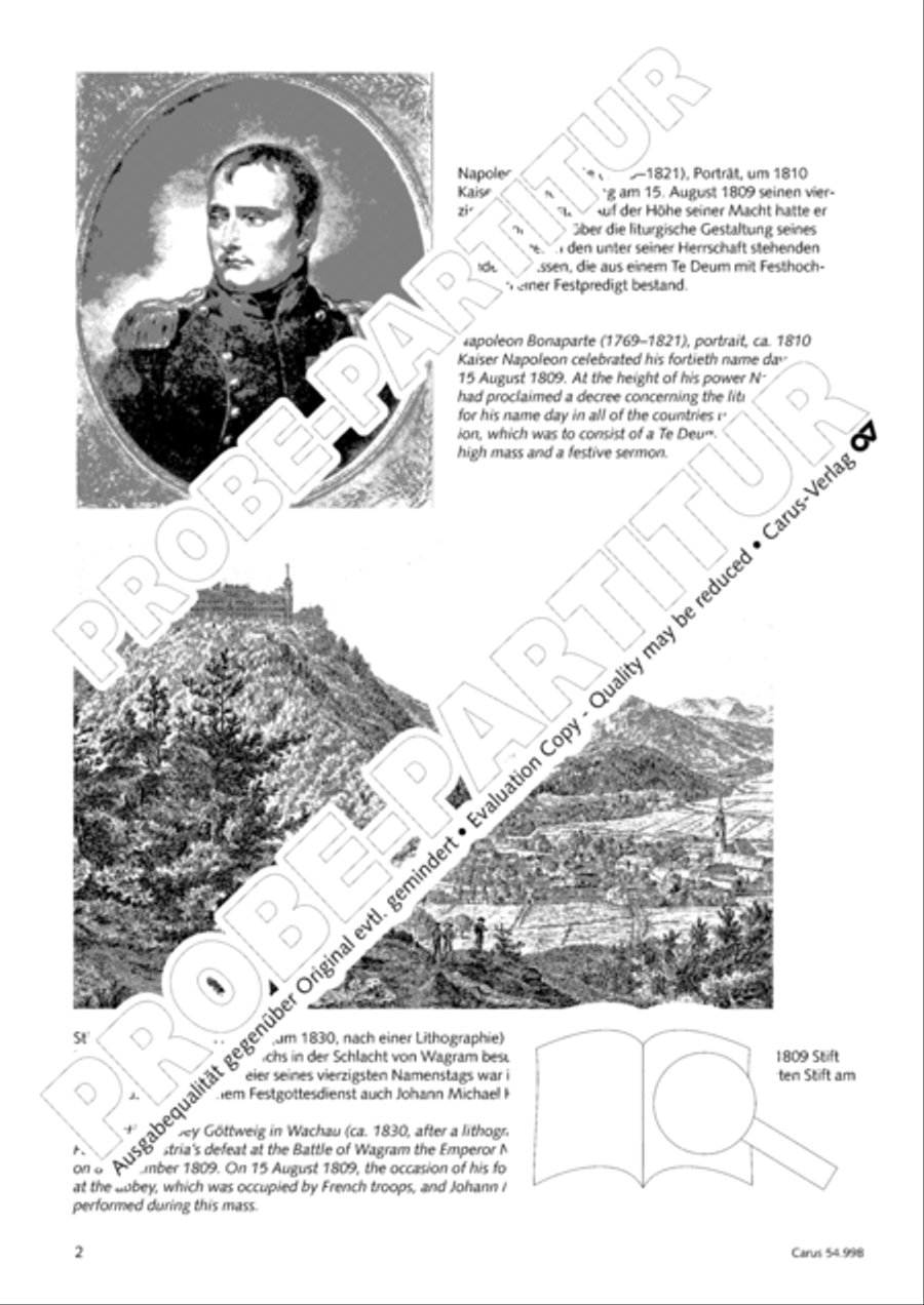 Te Deum in C 4-Part scores gallery preview page 3