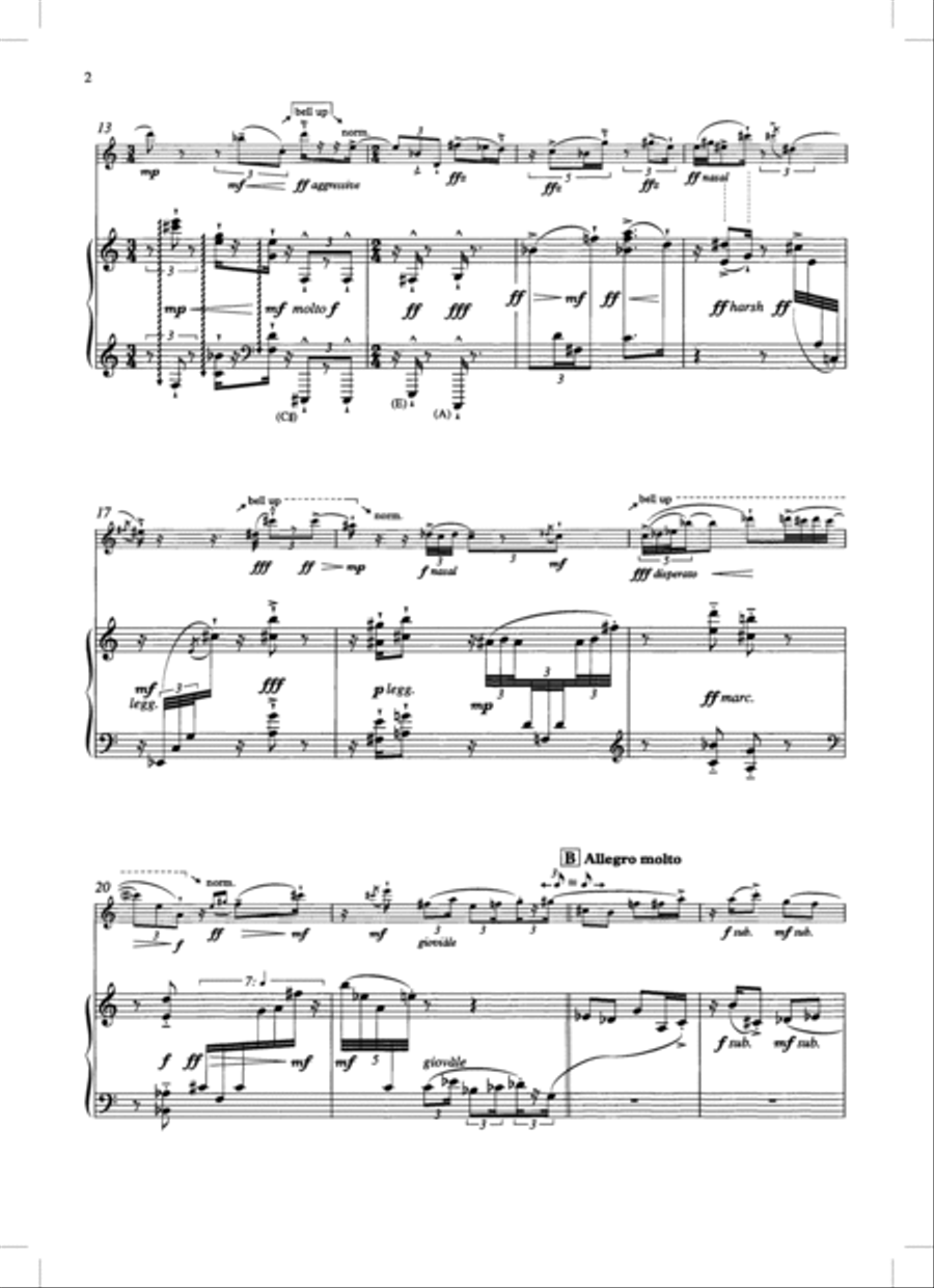 The Bearded Lady Small Ensemble scores gallery preview page 3