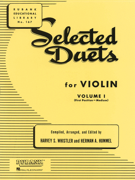 Selected Duets For Violin Vol1  First Position  Medium