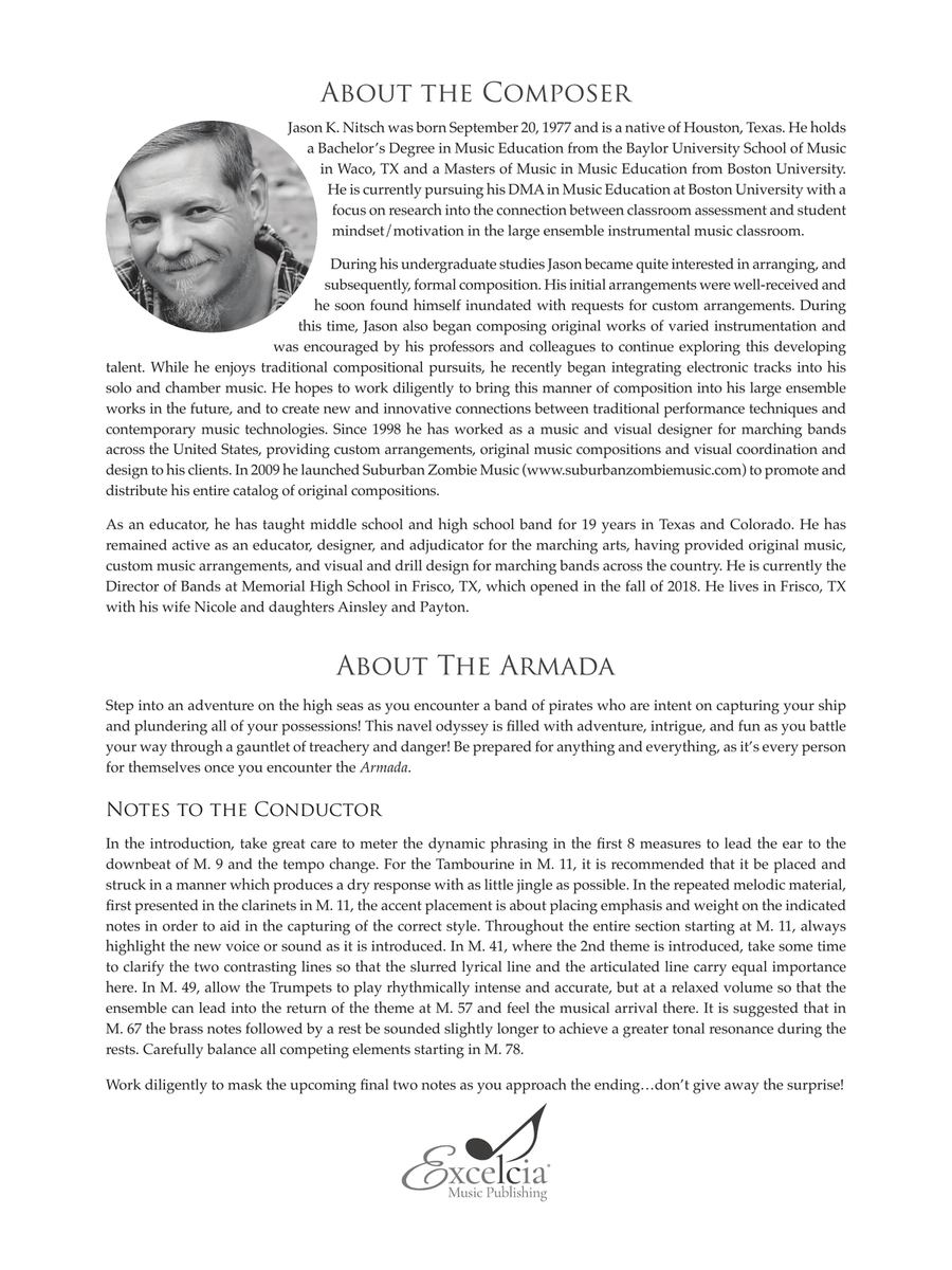 Armada (Score) Armada (Score) Concert Band scores gallery preview page 3