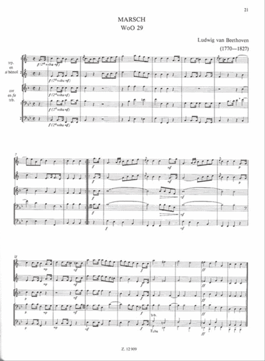 Einführung in die Praxis des gemeinsamen Musiziere Brass Band scores gallery preview page 4