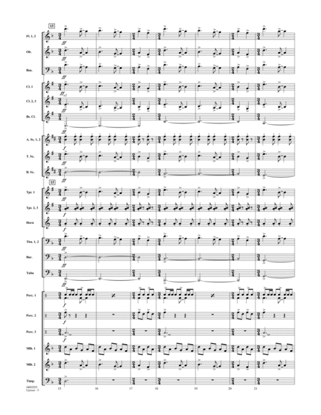 Uproar - Conductor Score (Full Score)