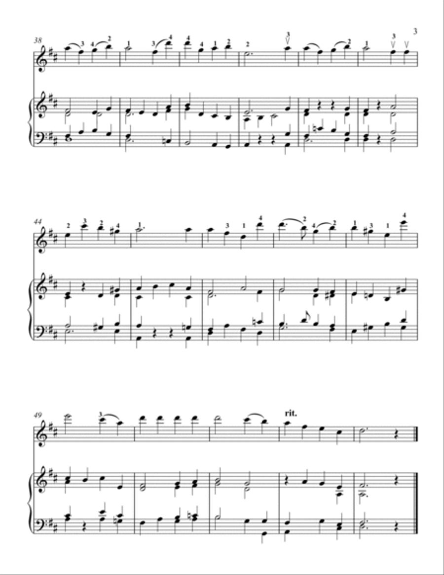 LEAD ON O KING ETERNAL FOR VIOLIN AND PIANO Violin Solo scores gallery preview page 3