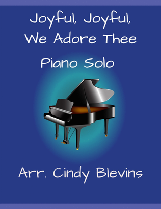 Book cover for Joyful, Joyful, We Adore Thee, for Piano Solo