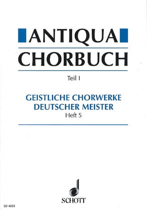 Book cover for Antiqua Chorbuch Sacred Vol 5