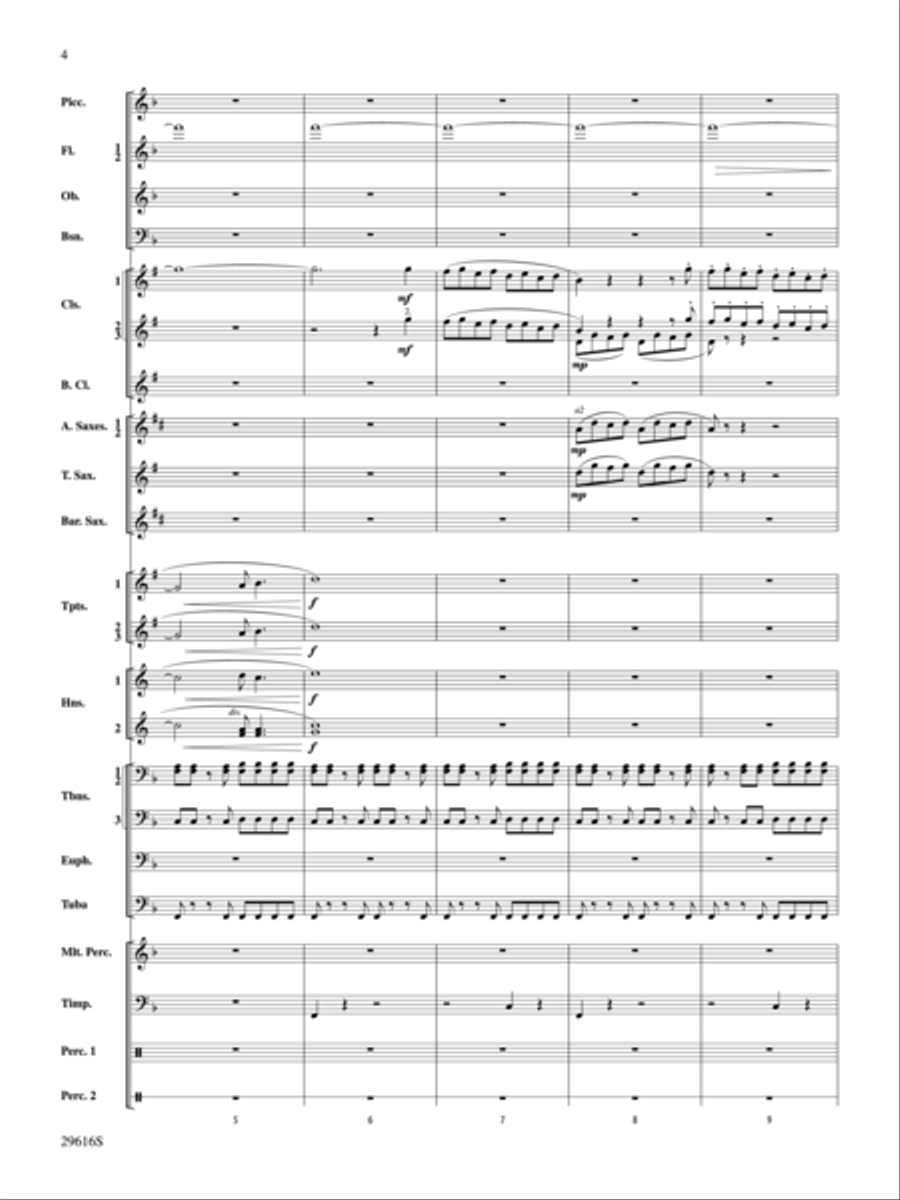 Harry Potter and the Order of the Phoenix, Suite from Concert Band scores gallery preview page 3