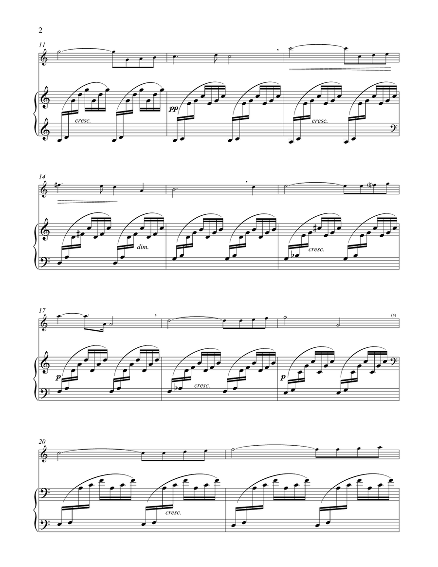 Ave Maria Ave Maria Flute Solo scores gallery preview page 2