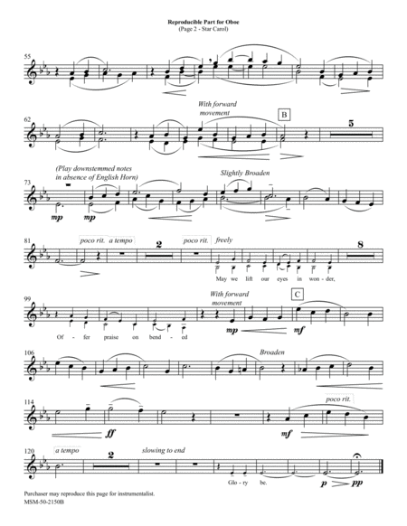 Star Carol (Downloadable Orchestral Parts)