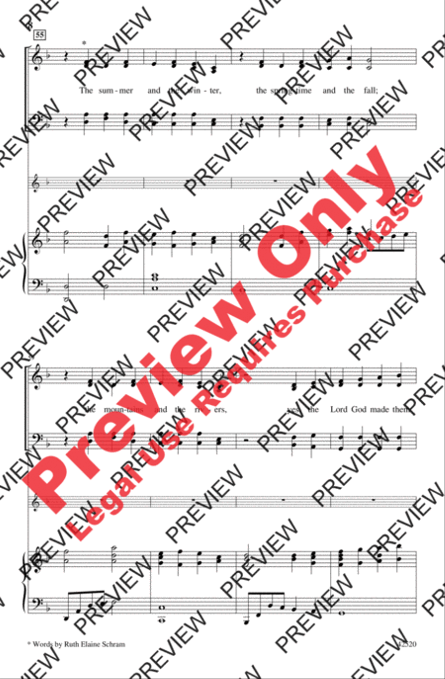 The Lord Made Them All The Lord Made Them All 4-Part scores gallery preview page 8