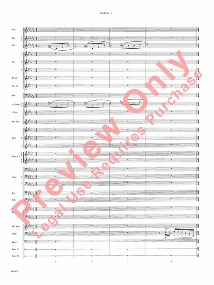 The Inferno The Inferno Concert Band scores gallery preview page 5