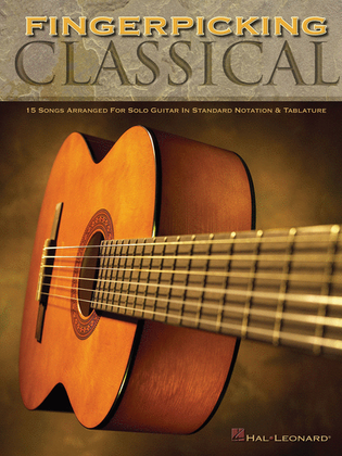 Book cover for Fingerpicking Classical