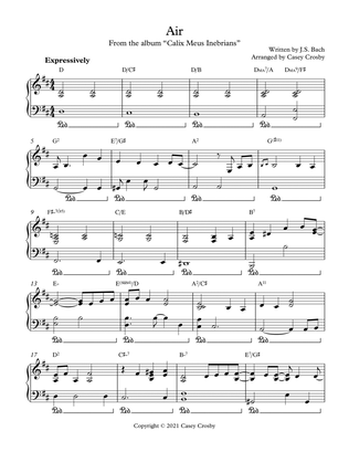 Air (composed by J.S. Bach, arranged by C. Crosby)