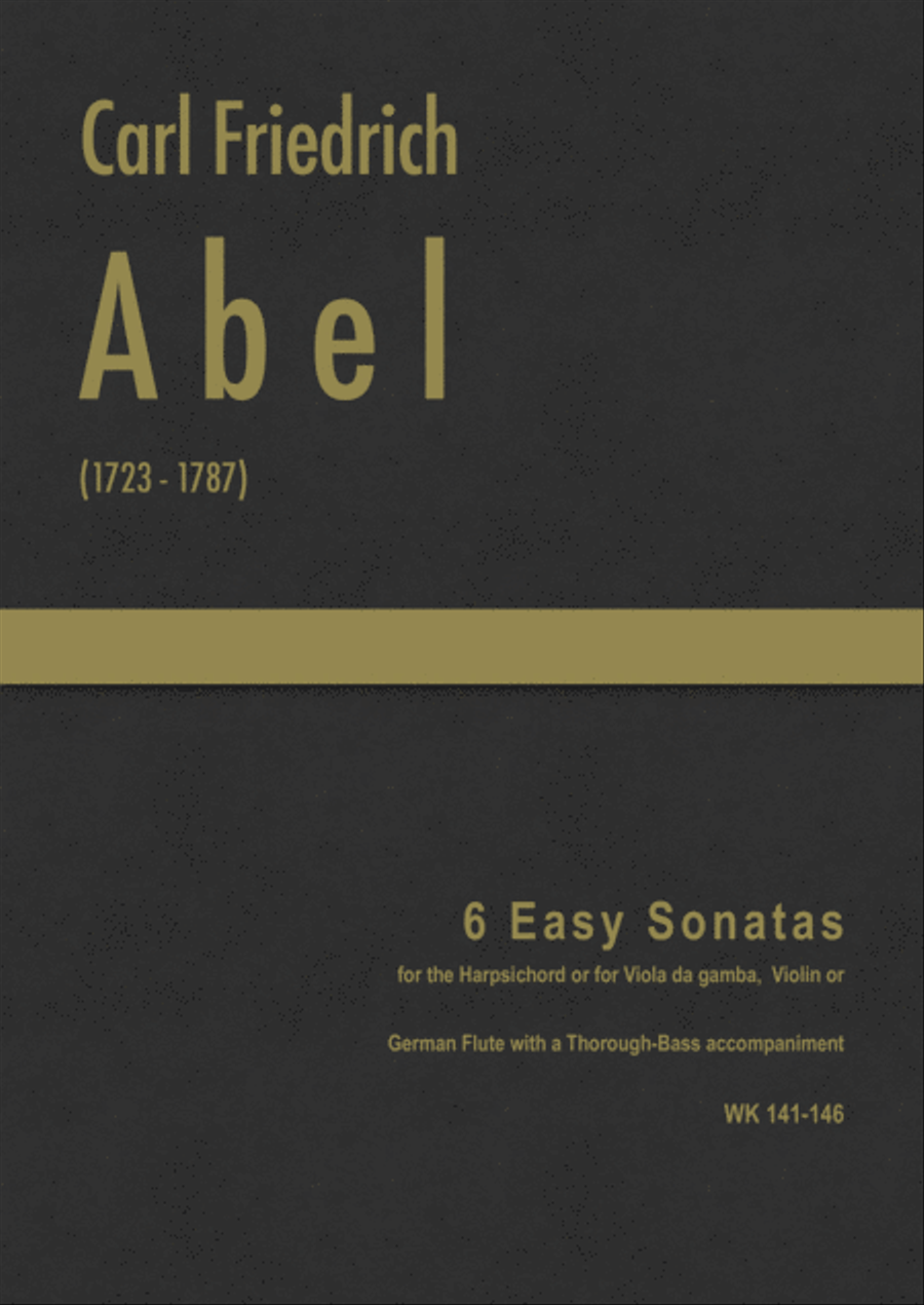 Abel - 6 Easy Sonatas, WK 141-146