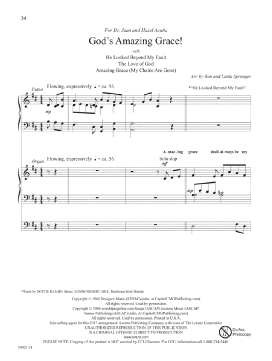 Worship His Majesty Organ scores gallery preview page 18