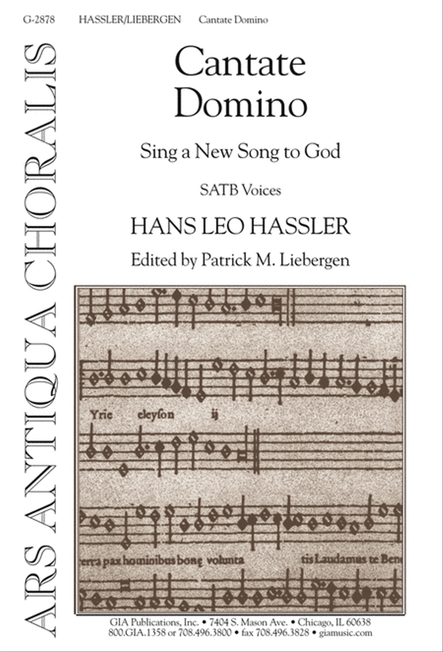 Cantate Domino 4-Part scores gallery preview page 1