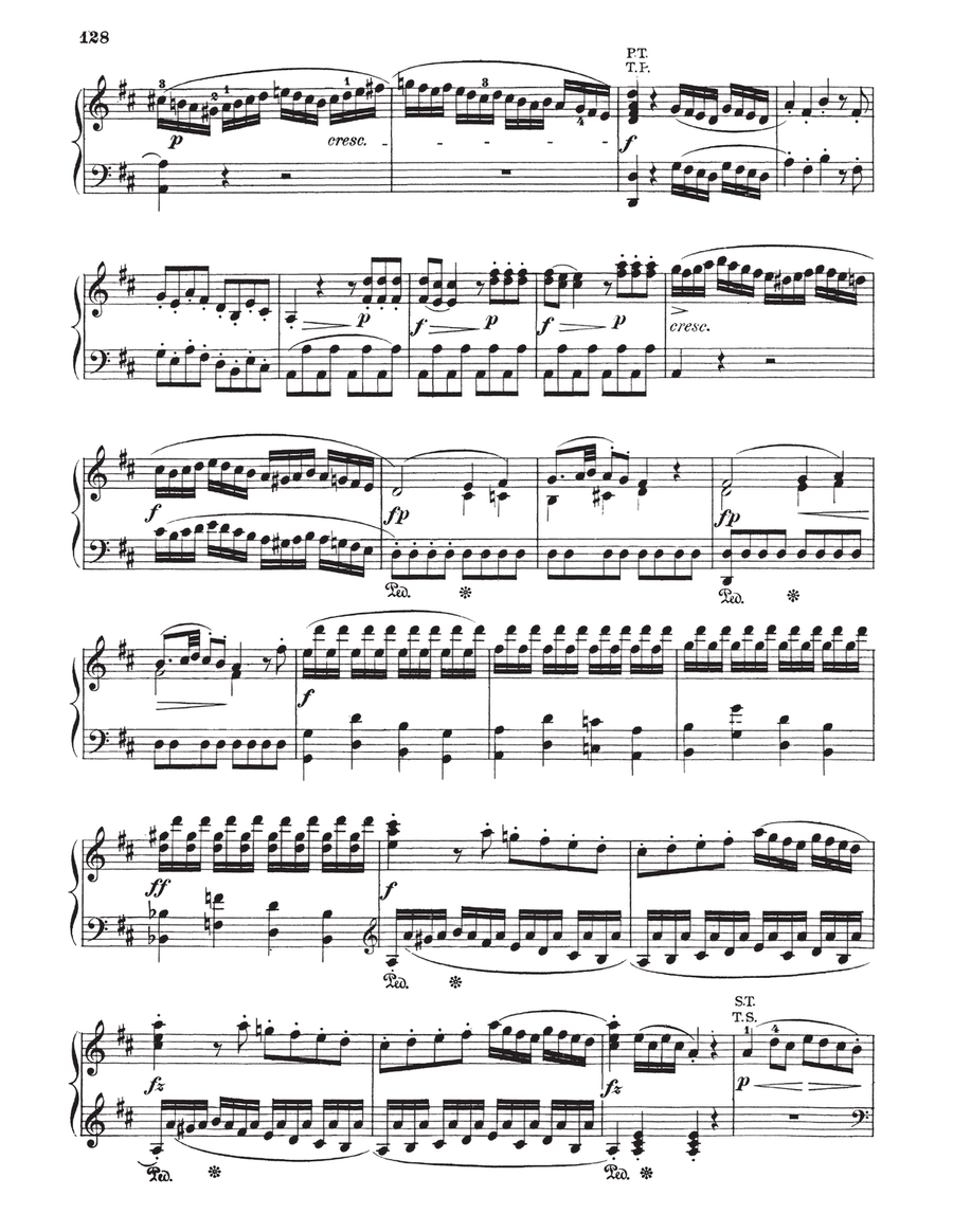 Sonata In D Major, K. 284 Piano Solo scores gallery preview page 5