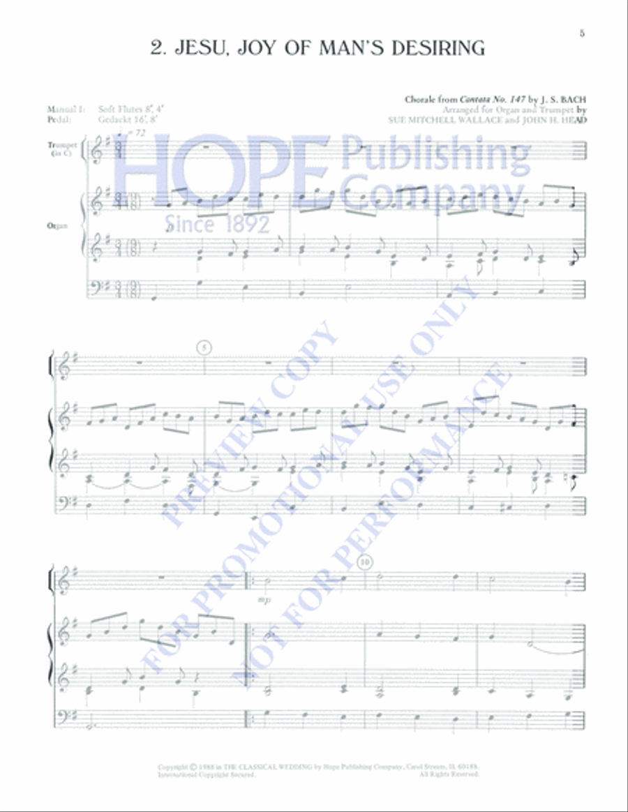 The Classical Wedding Trumpet Solo scores gallery preview page 7