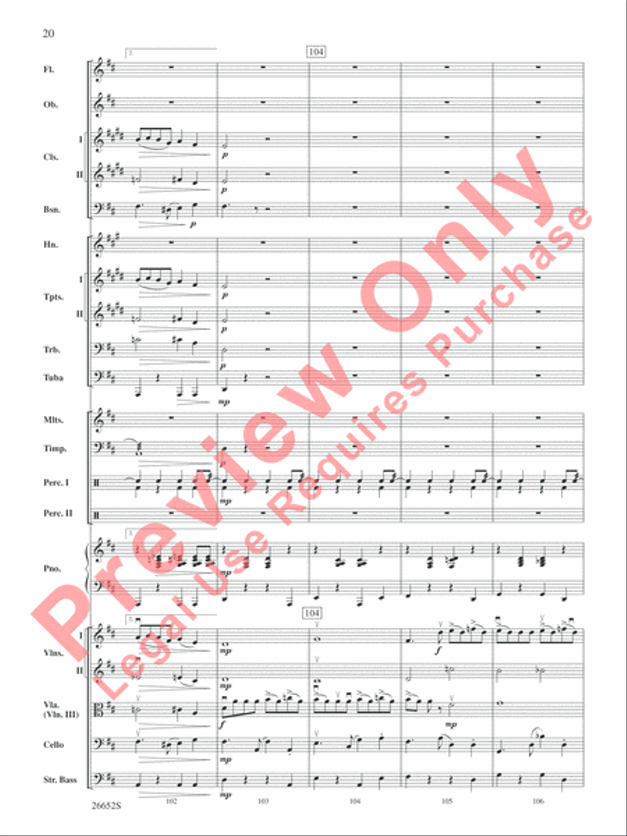 Leroy Anderson Favorites Full Orchestra scores gallery preview page 21