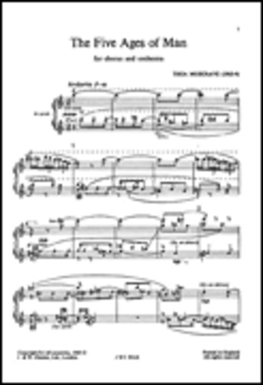 Thea Musgrave: The 5 Ages Of Man (Vocal Score) Voice scores gallery preview page 1