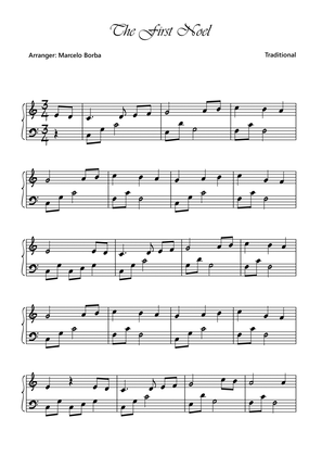 The First Noel (Marimba 4 Mallets)