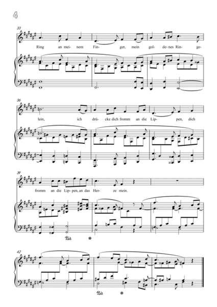 Schumann-Du Ring an meinem Finger in F♯ Major