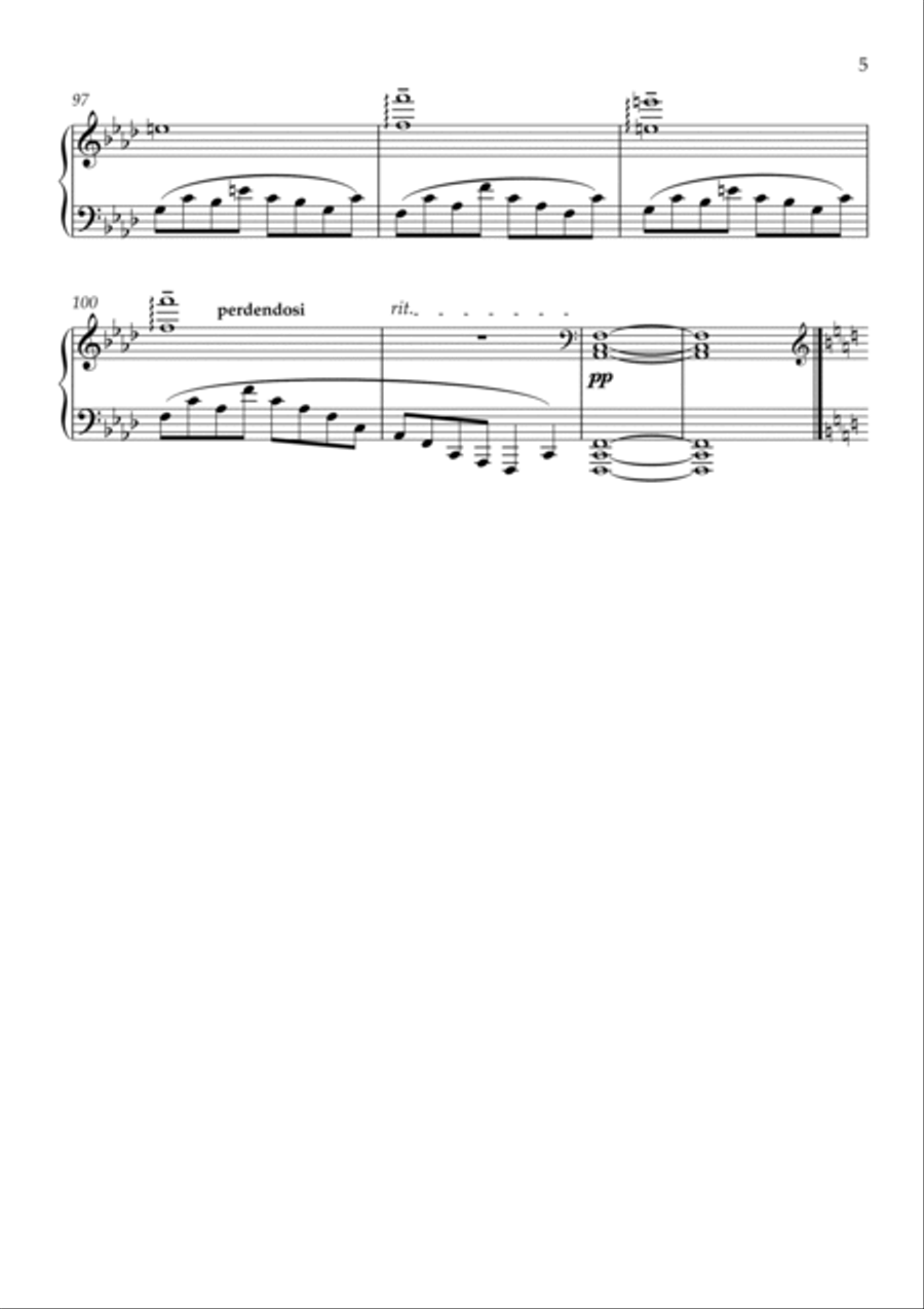 Kingdom of Aragon Piano Solo scores gallery preview page 5