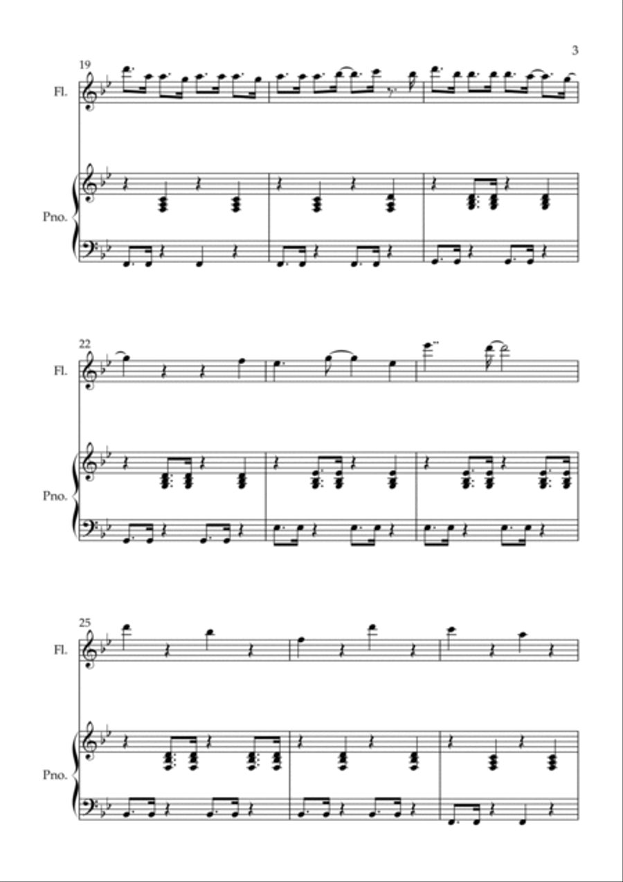 I'm Yours I'm Yours Flute Solo scores gallery preview page 3
