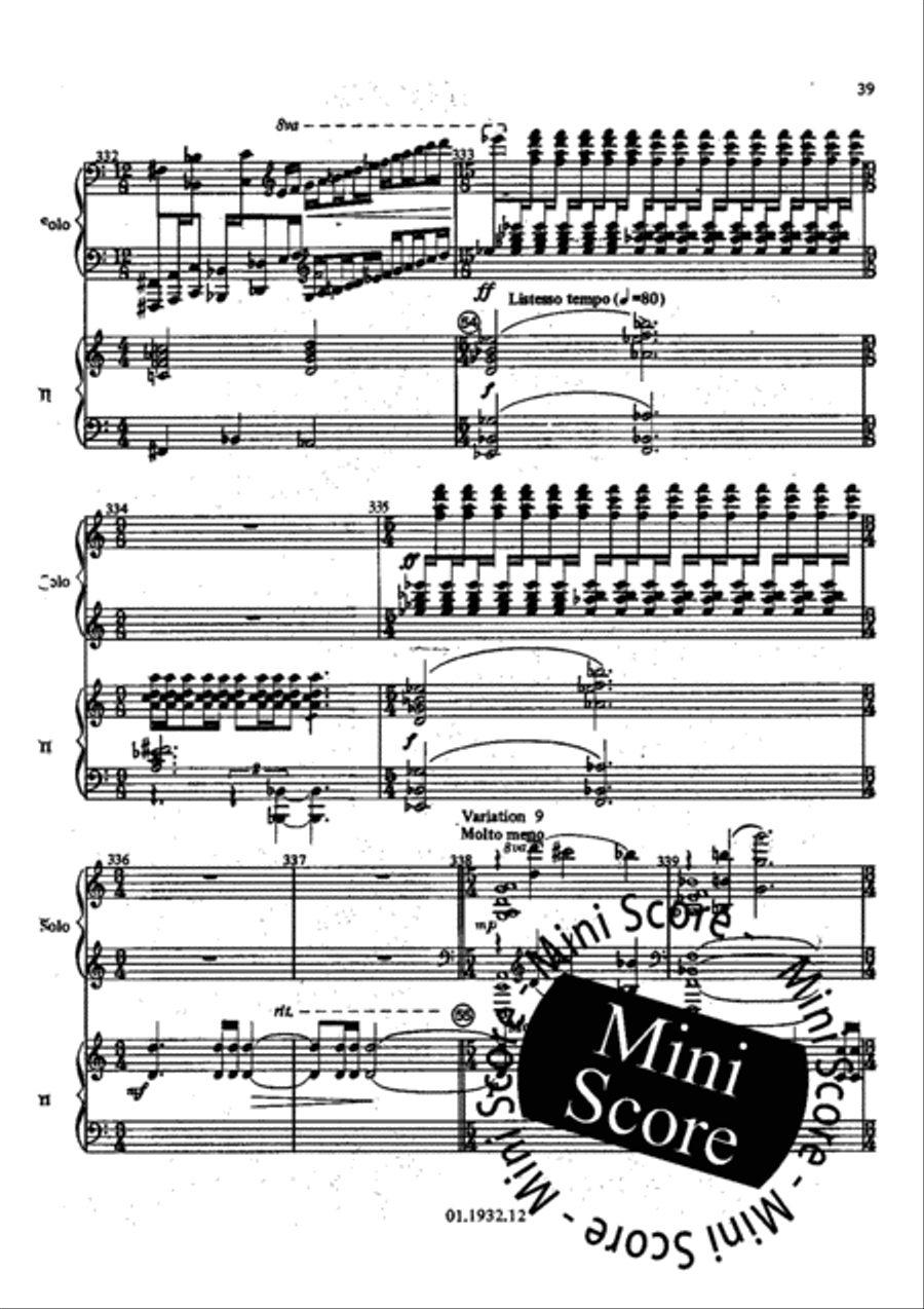 Concert Variations Concert Band scores gallery preview page 41