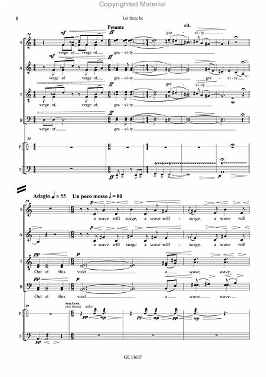 Let there be - Partitur/Korpartitur Divisi scores gallery preview page 5