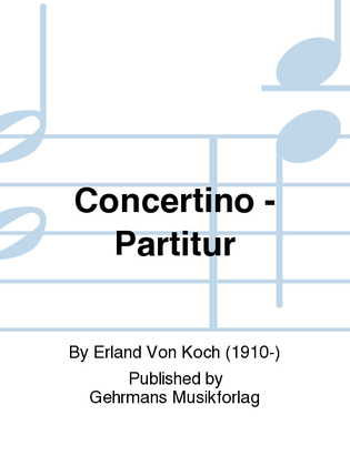 Concertino - Partitur