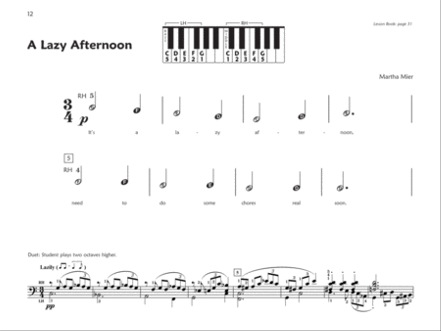 Premier Piano Course Jazz, Rags & Blues, Book 1A Piano Method scores gallery preview page 8