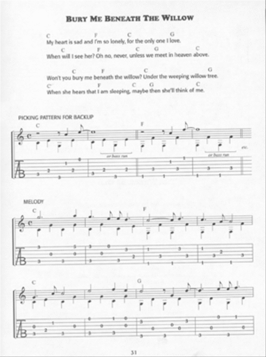 Beginner's Fingerpicking Guitar: Folk, Blues and Country Acoustic Guitar scores gallery preview page 6