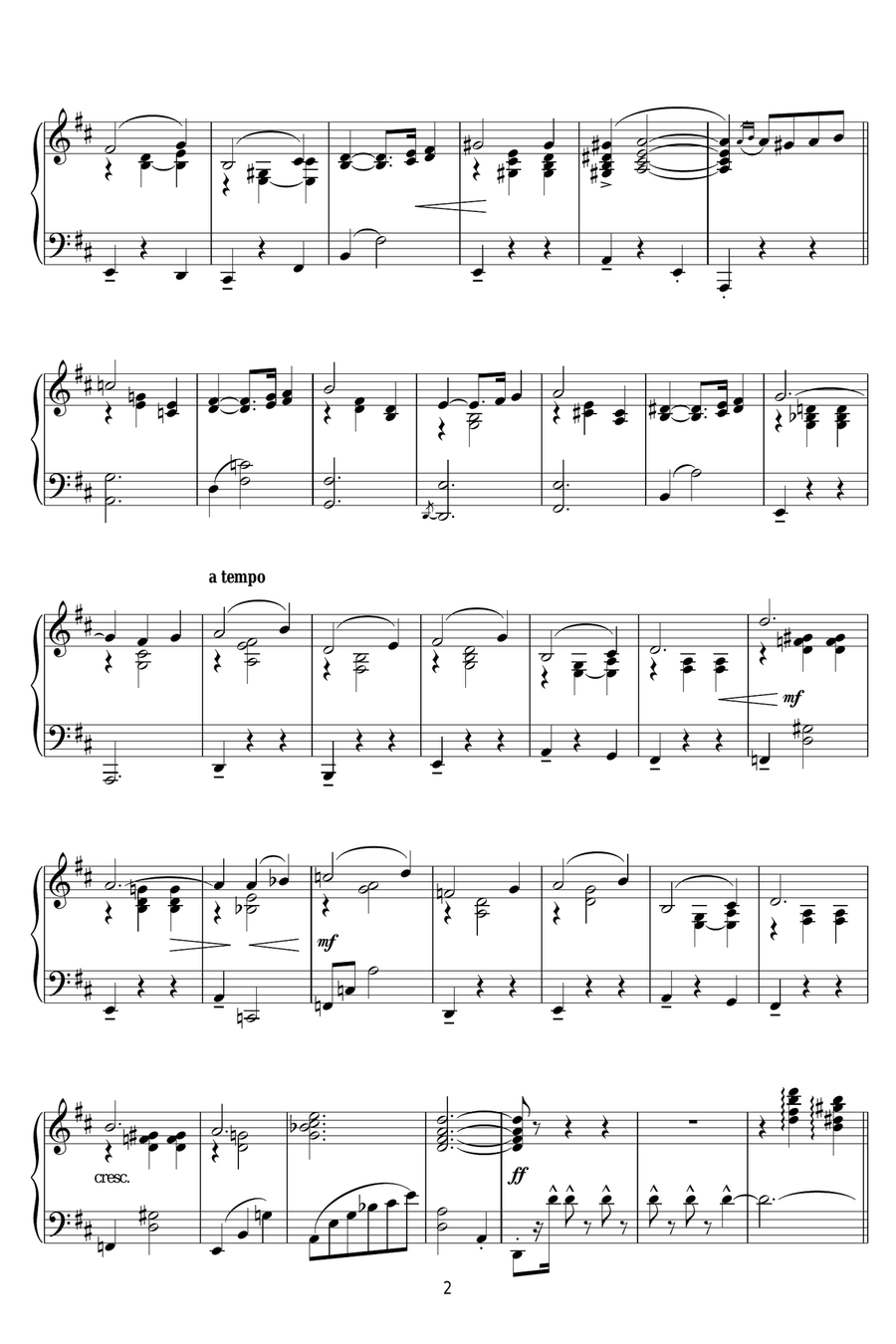 The Westminster Waltz The Westminster Waltz Piano Solo scores gallery preview page 2