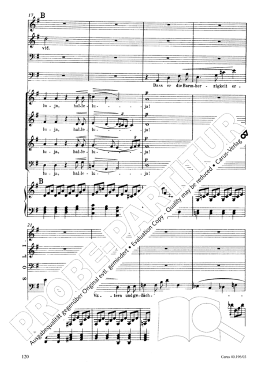 Die Geburt Christi SSA scores gallery preview page 121