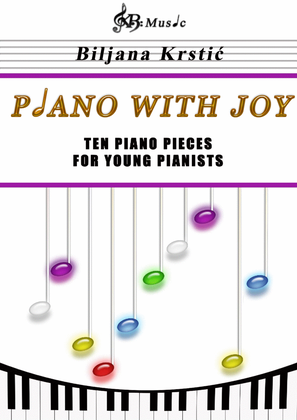 Book cover for Piano with Joy - Ten piano pieces for young pianists