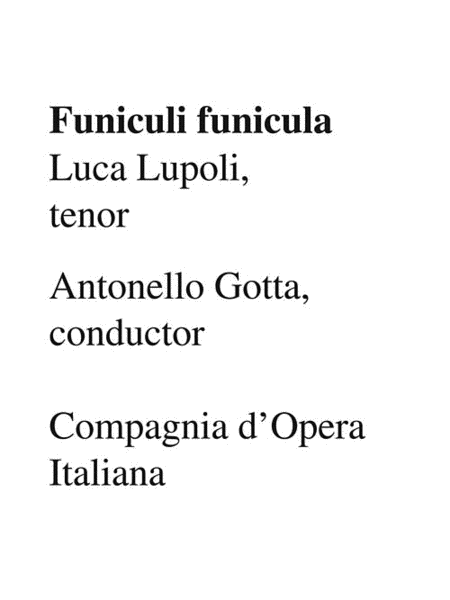 Napoli Recital - Volume 1 image number null