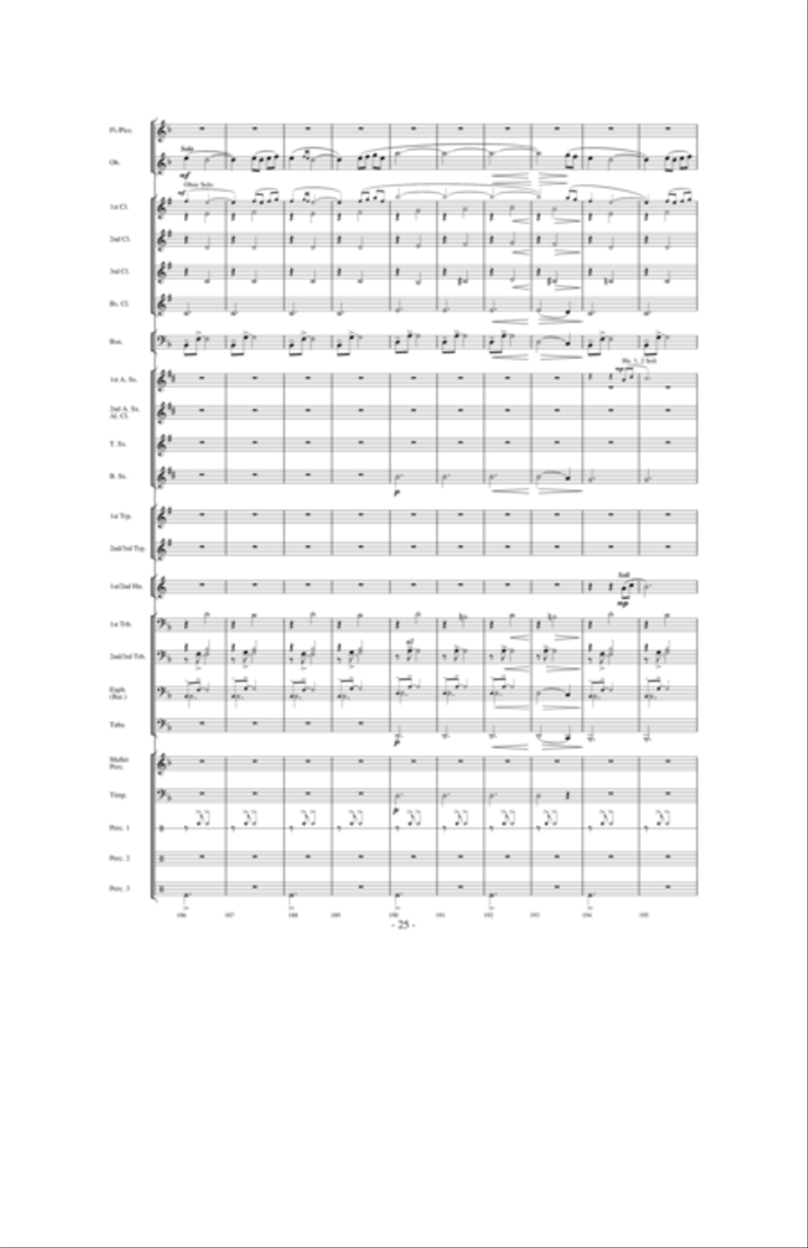 Dragons Fly on the Winds of Time Concert Band scores gallery preview page 24