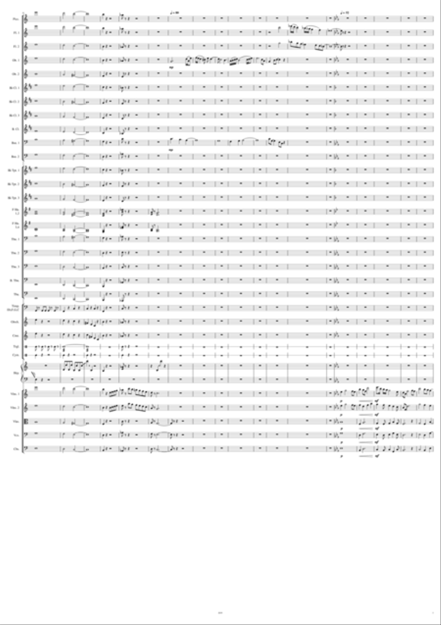 Palace of the Sorceress Full Orchestra scores gallery preview page 3