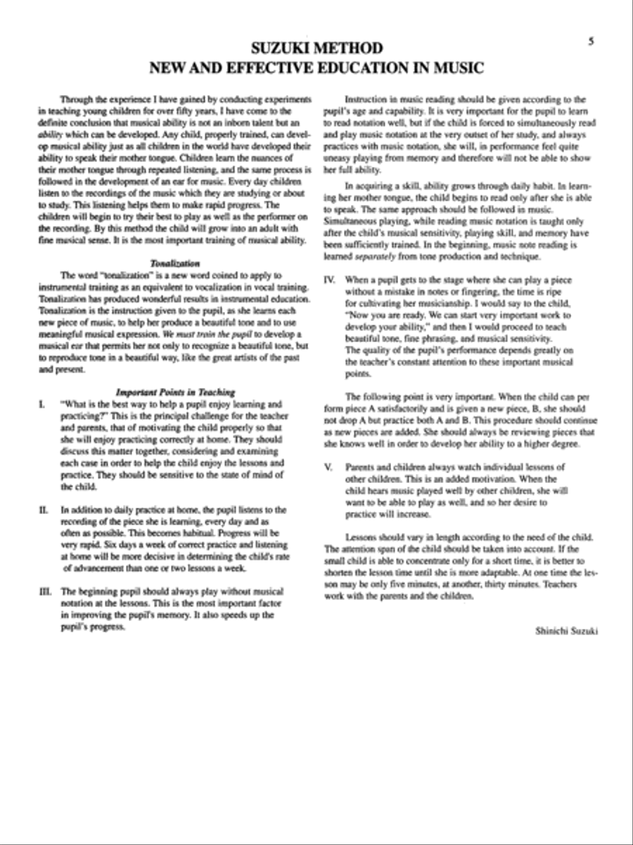 Suzuki Recorder School (Alto Recorder), Volume 1 Alto Recorder scores gallery preview page 4