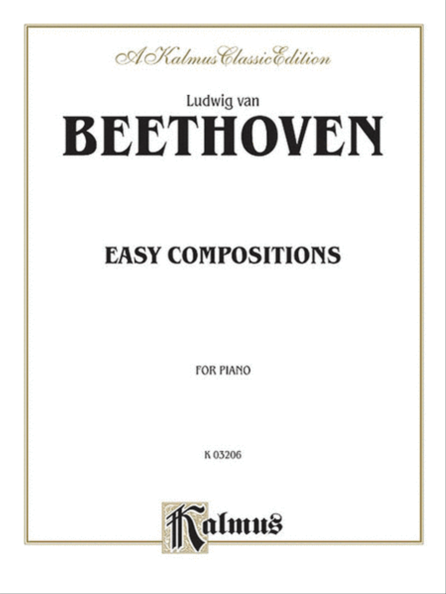 Easy Piano Compositions Easy Piano scores gallery preview page 1