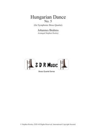 Hungarian Dance No.5 for Symphonic Brass Quartet