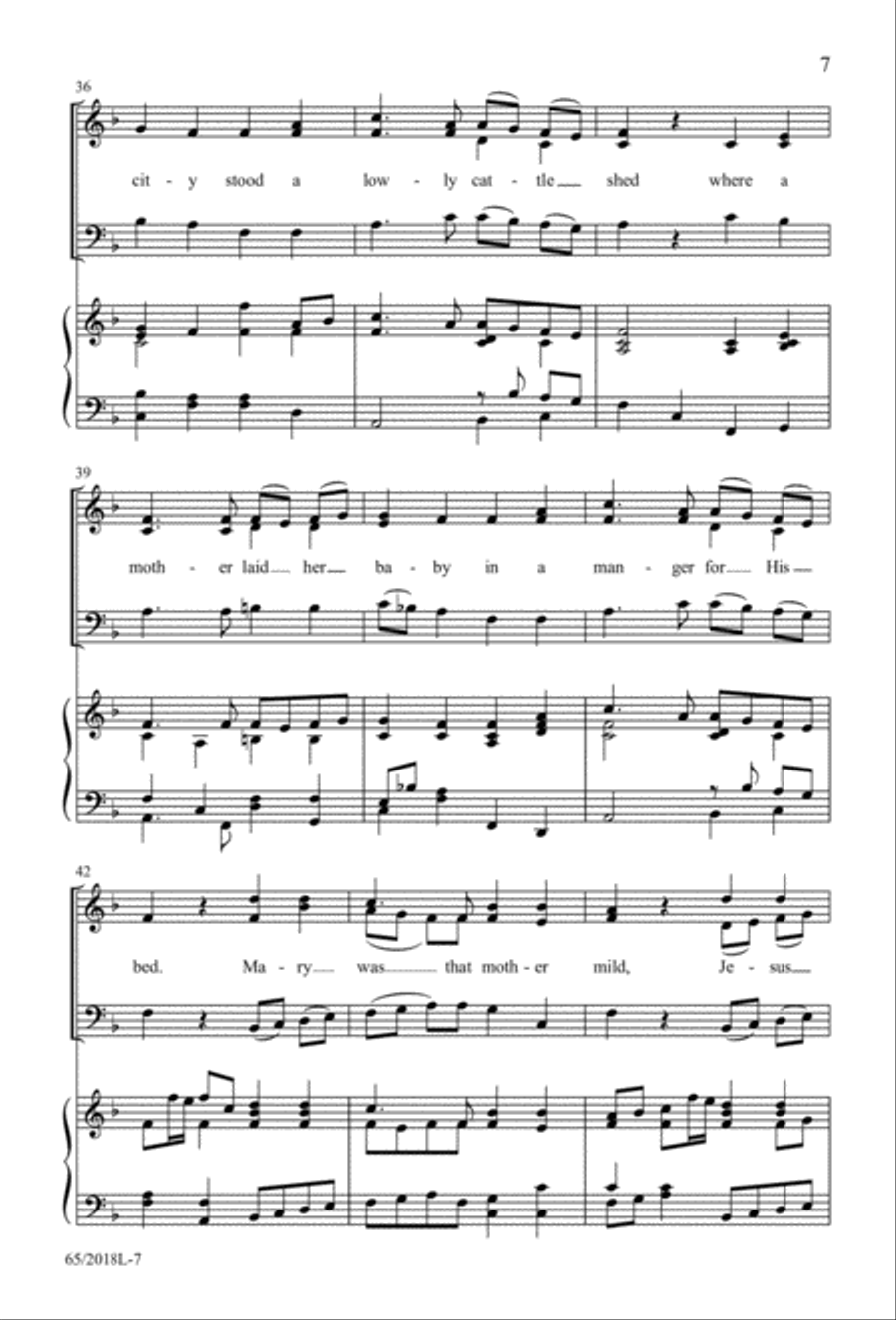 A Ceremony of Lessons and Carols 3-Part scores gallery preview page 8