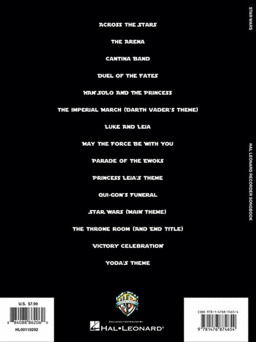 Star Wars Recorder scores gallery preview page 2