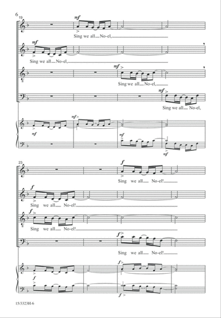 African Noel 4-Part scores gallery preview page 6
