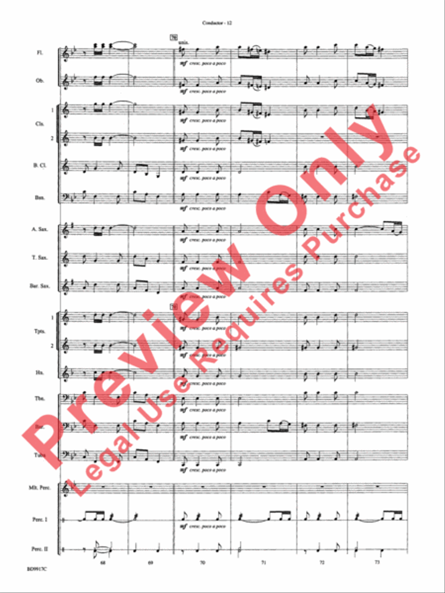 Barnum and Bailey's Favorite Concert Band scores gallery preview page 15