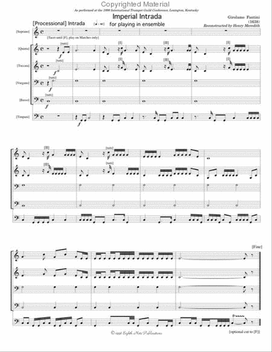 Imperial Intrada Small Ensemble scores gallery preview page 2