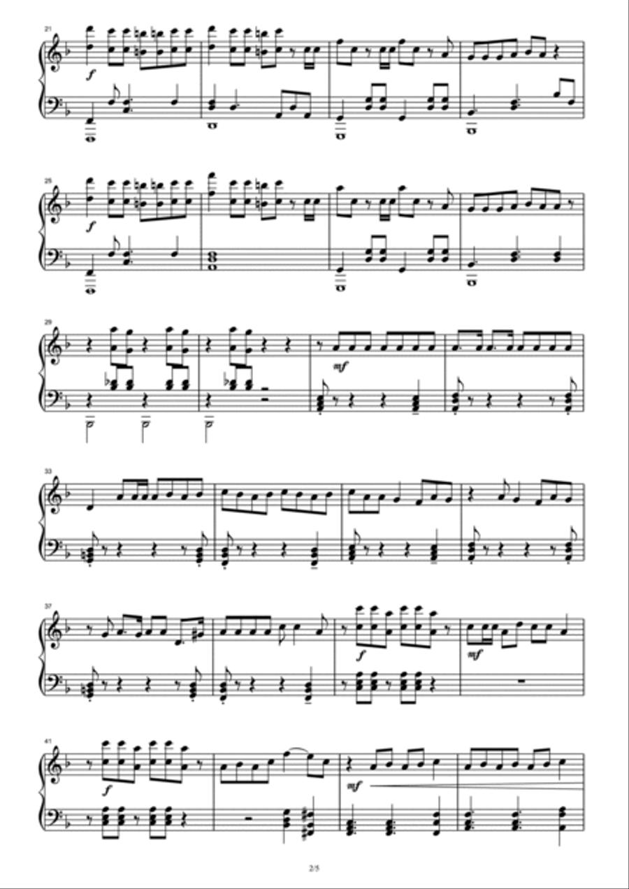 I See A Dreamer Piano Solo scores gallery preview page 2