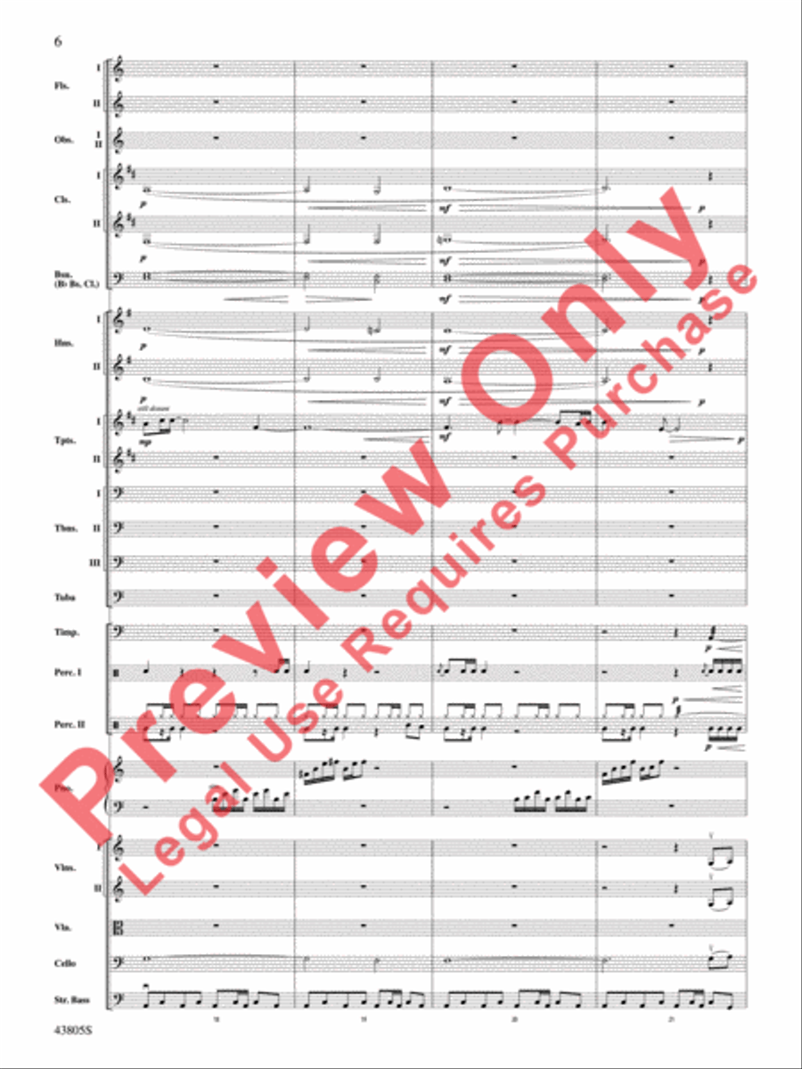 House of Cards (Theme) Full Orchestra scores gallery preview page 7